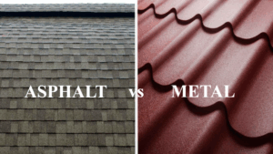 asphalt vs metal roofing in Utah
