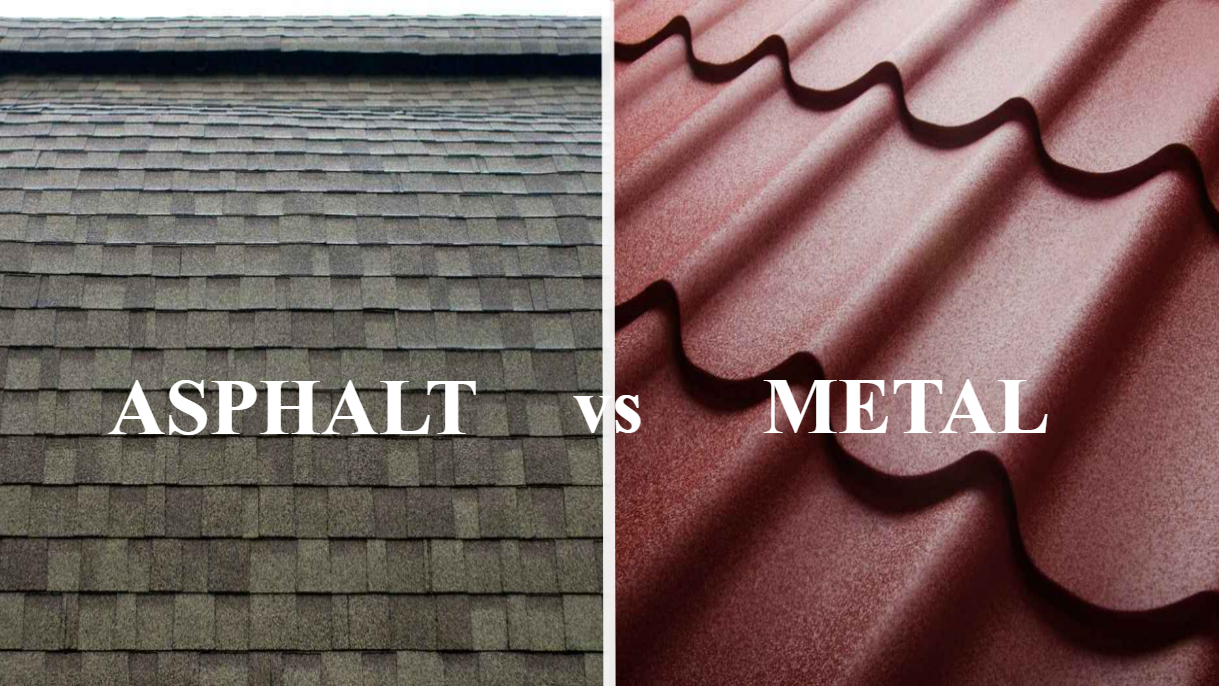asphalt vs metal roofing in Utah