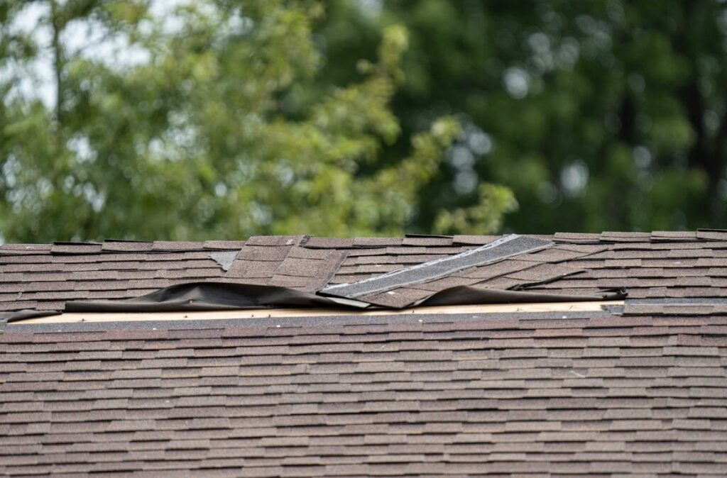 post-winter roof damage
