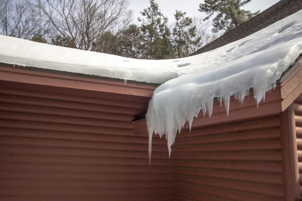 ice dam - roof inspection 